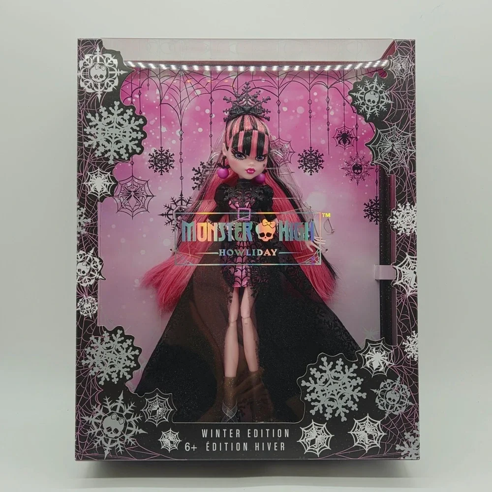 NEW Monster High Howliday Winter Edition Draculaura Doll Limited Holiday Shipper